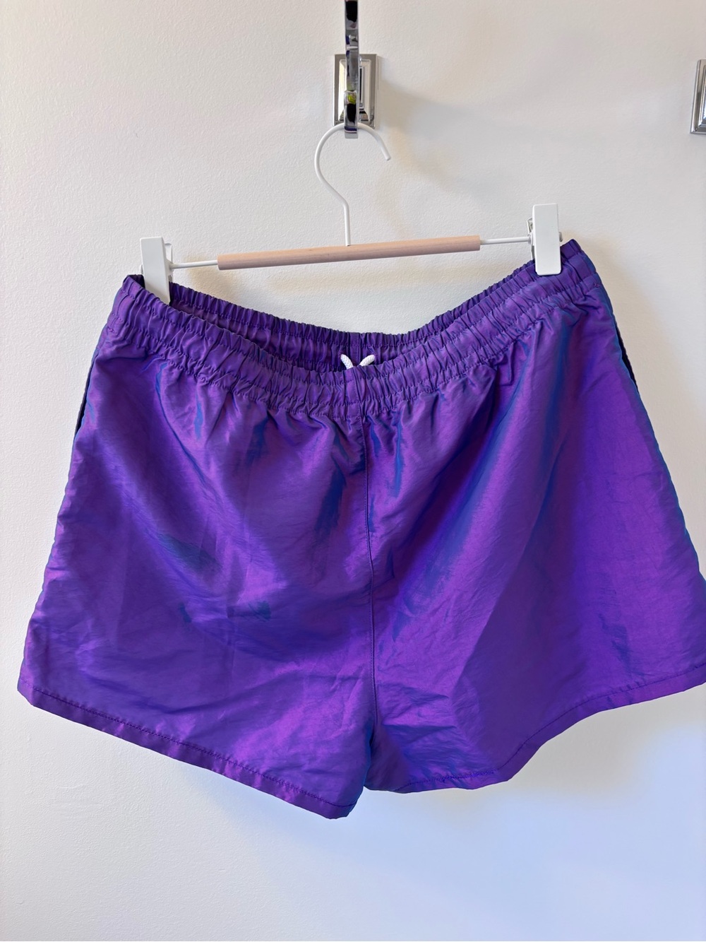 TNA Iridescent Purple Shorts, Sz M